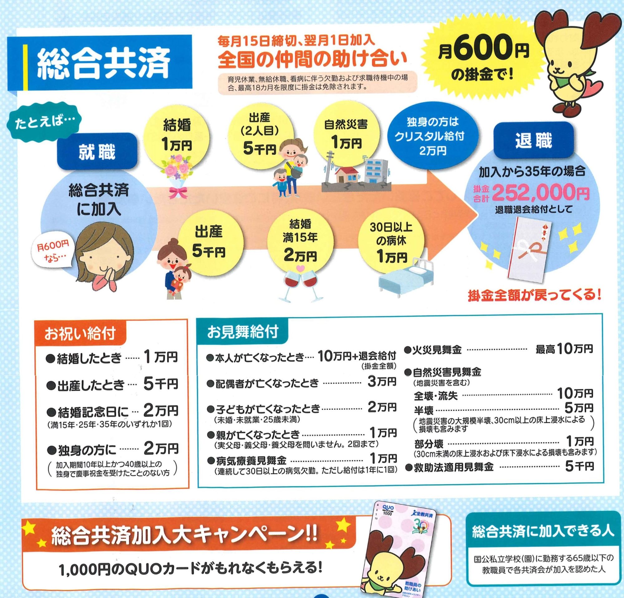 全教・埼教組共済 | 埼教組【埼玉県教職員組合】